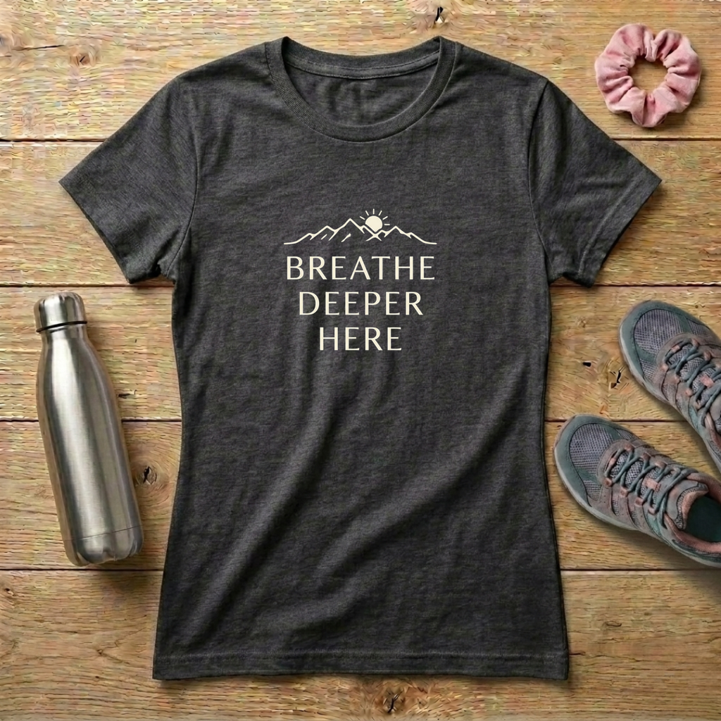 Breathe Deeper Here Women's Relaxed T-Shirt