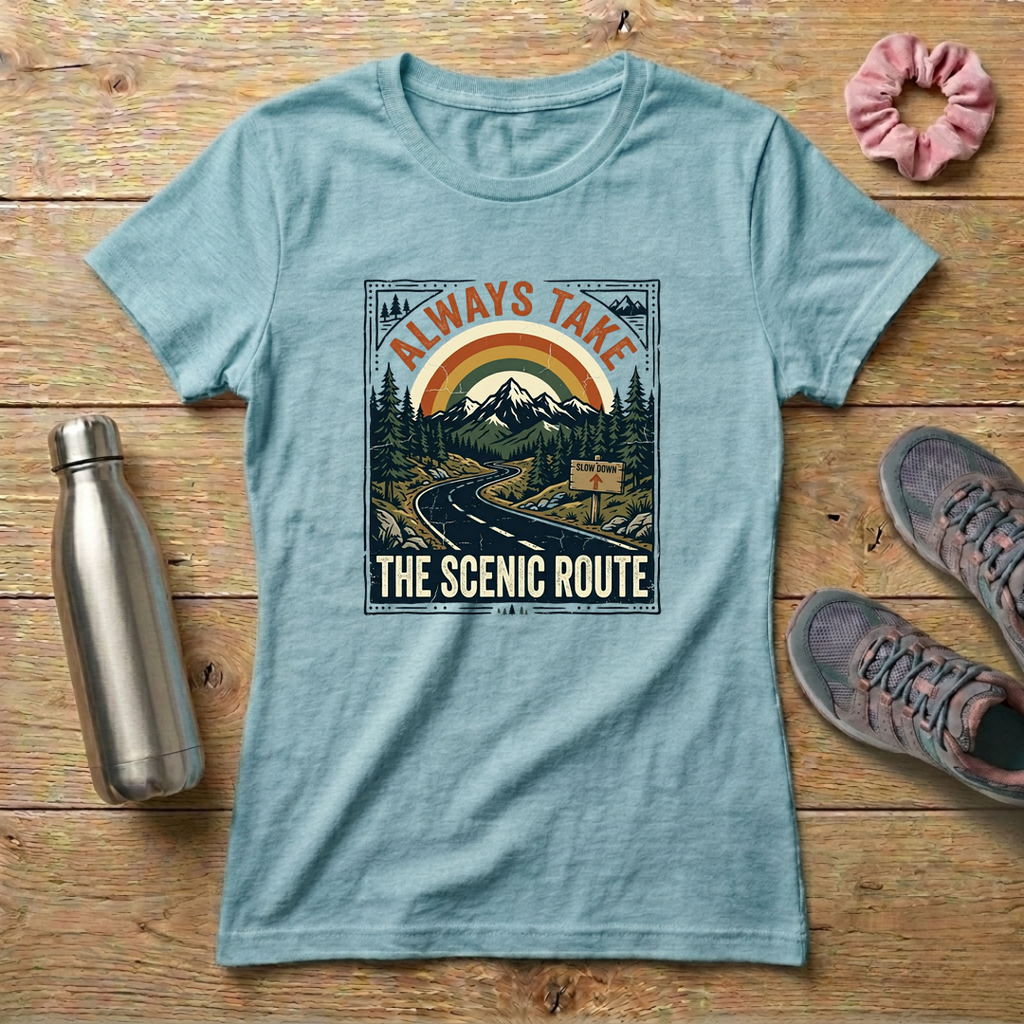 Always Take The Scenic Route Women's Relaxed T-Shirt