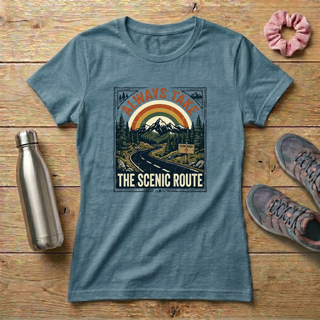 Always Take The Scenic Route Women's Relaxed T-Shirt