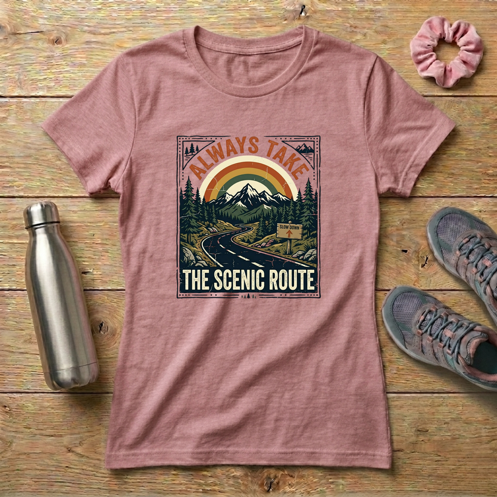 Always Take The Scenic Route Women's Relaxed T-Shirt