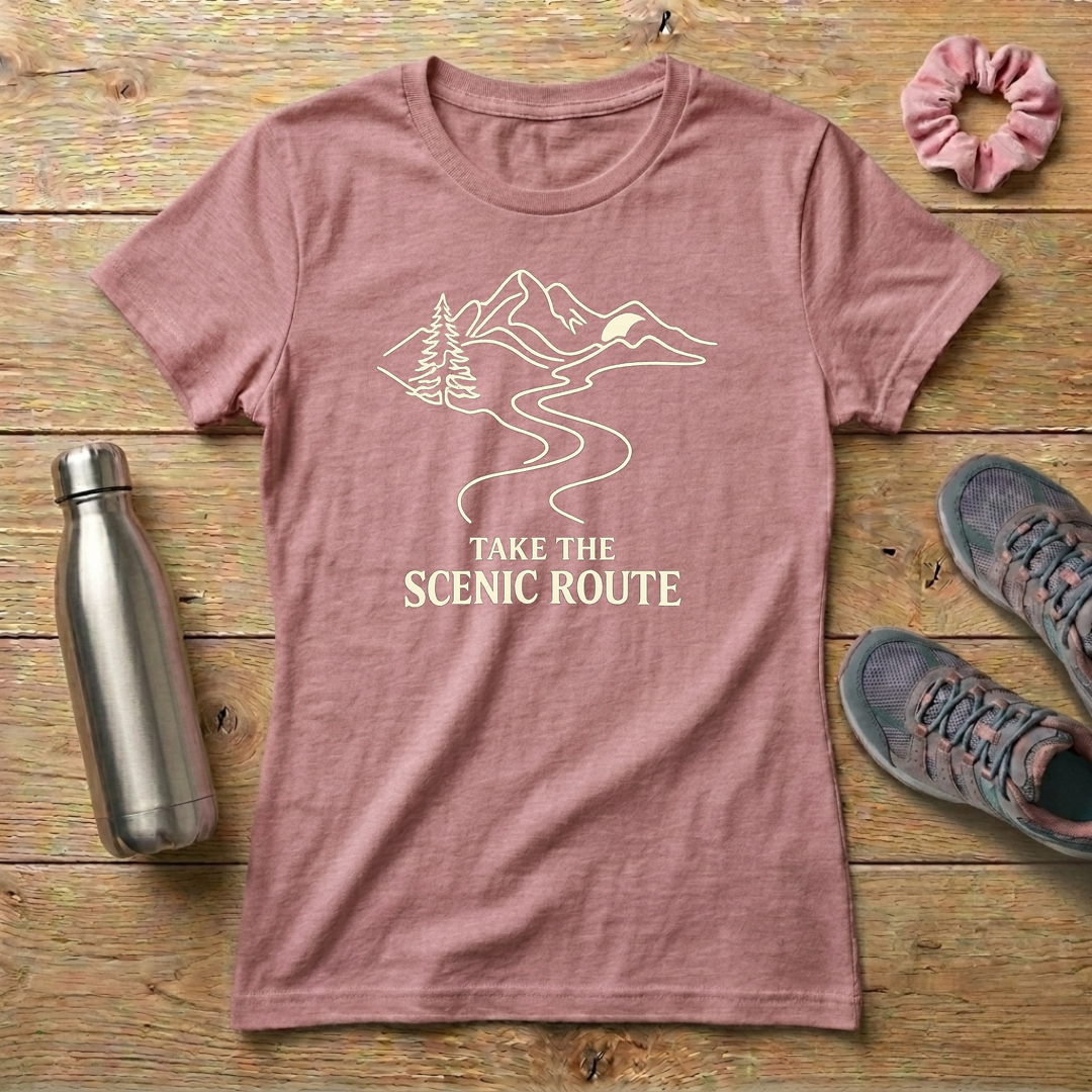 Take The Scenic Route Women's Relaxed T-Shirt