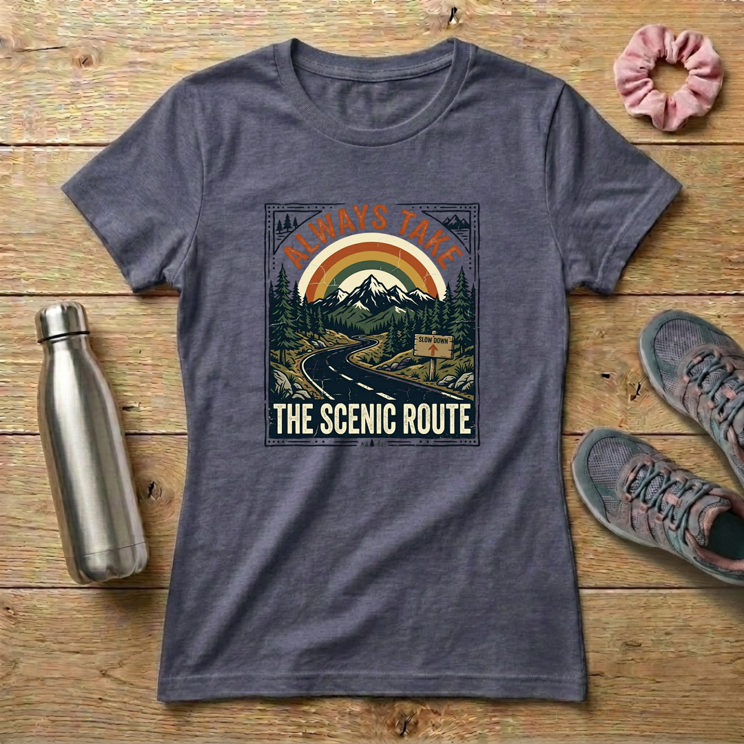 Always Take The Scenic Route Women's Relaxed T-Shirt