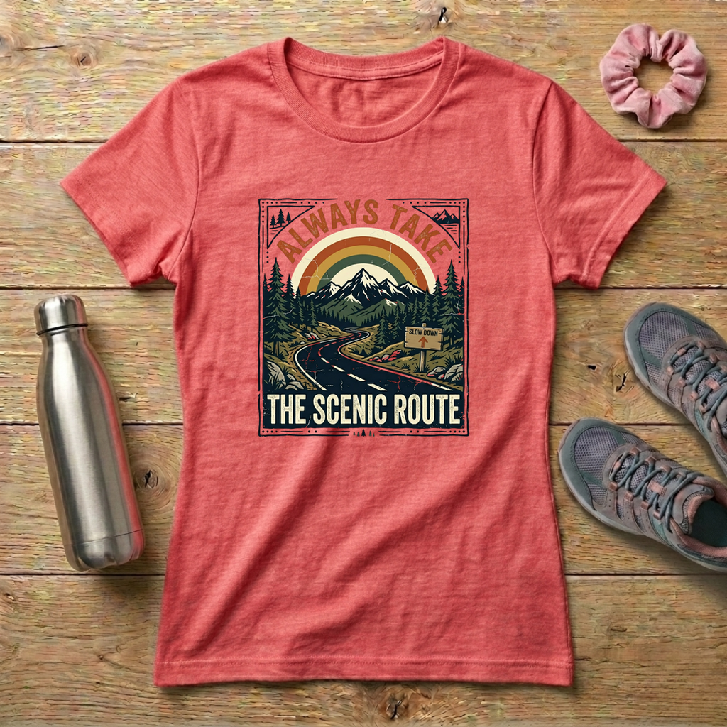 Always Take The Scenic Route Women's Relaxed T-Shirt