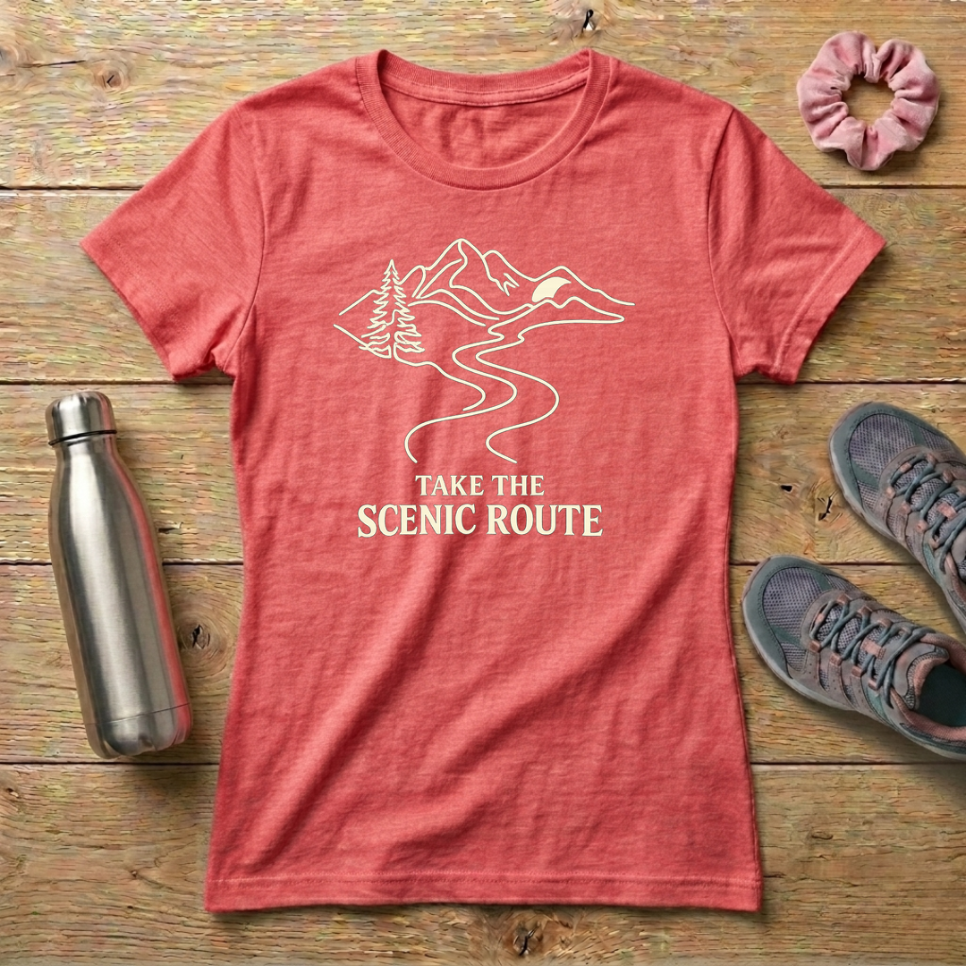 Take The Scenic Route Women's Relaxed T-Shirt