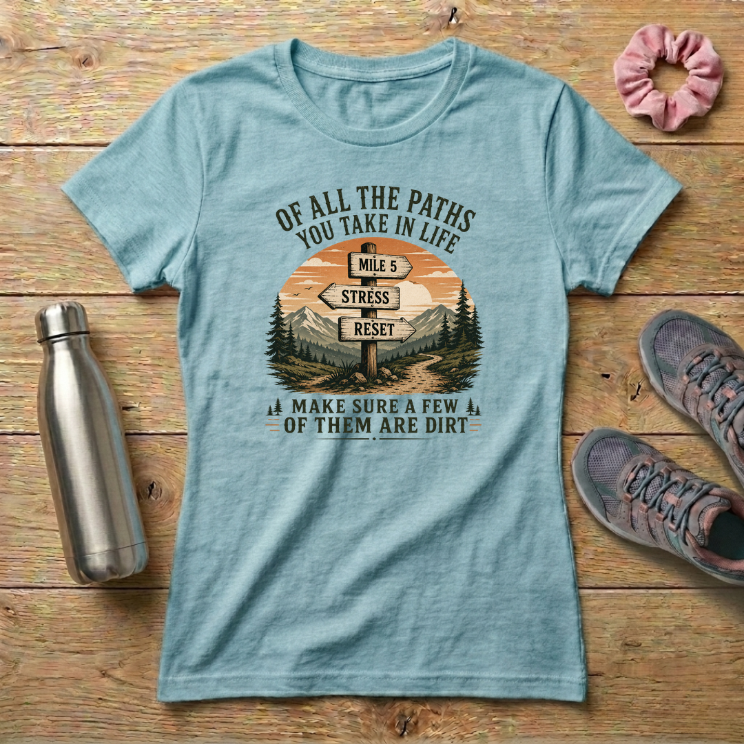 Of All The Paths Signpost Women's Relaxed T-Shirt