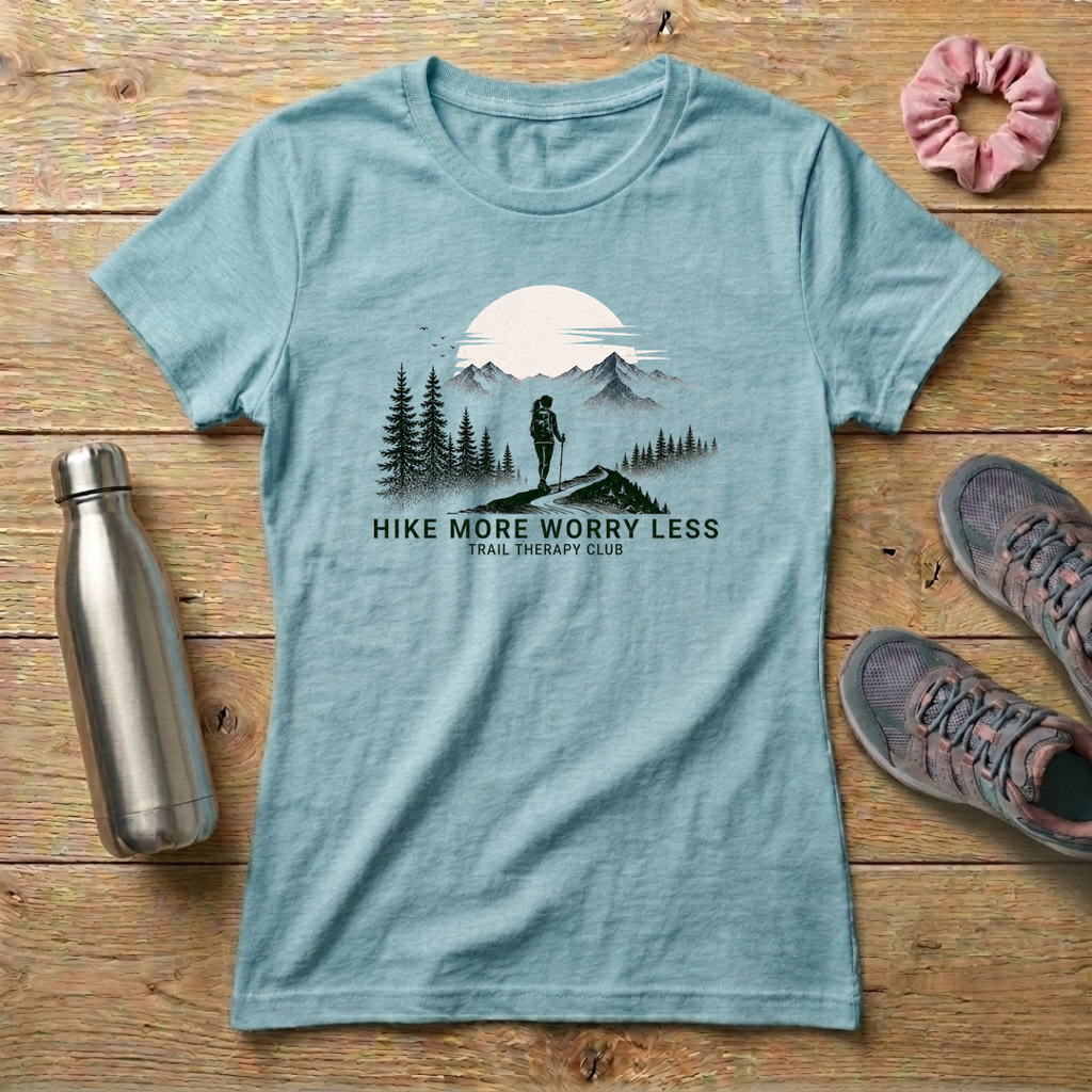 Hike More Worry Less Women's Relaxed T-Shirt