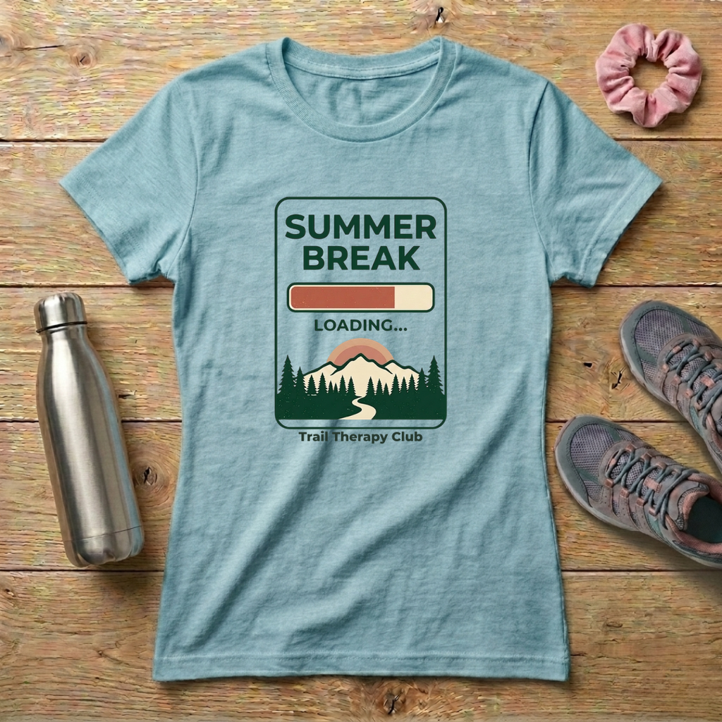 Summer Break Loading Women's Relaxed T-Shirt