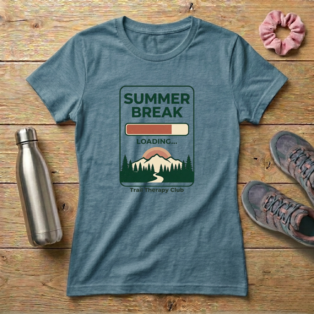 Summer Break Loading Women's Relaxed T-Shirt