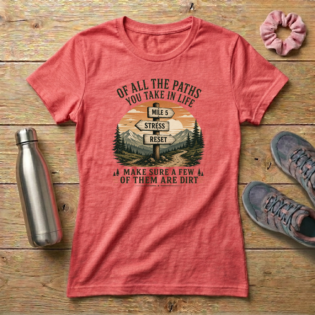 Of All The Paths Signpost Women's Relaxed T-Shirt