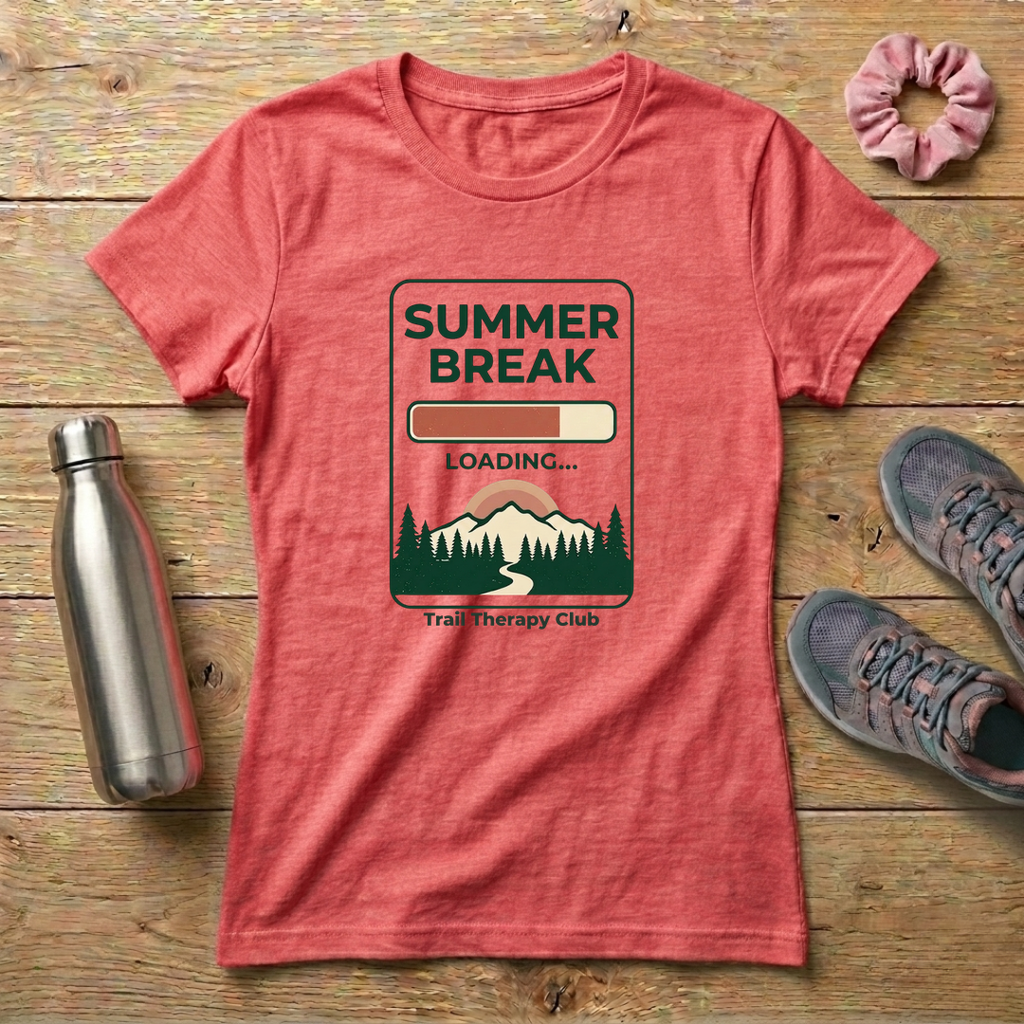 Summer Break Loading Women's Relaxed T-Shirt
