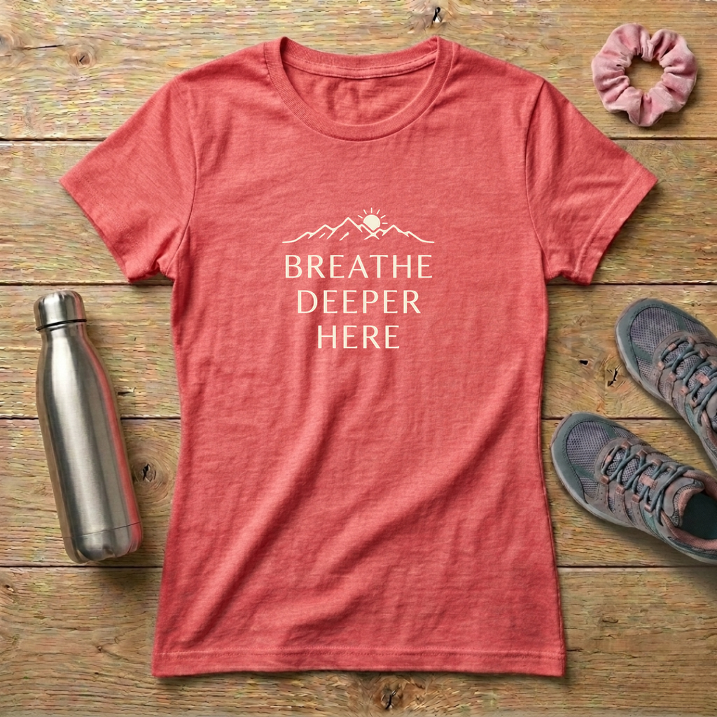 Breathe Deeper Here Women's Relaxed T-Shirt