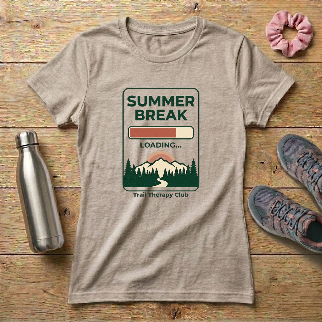 Summer Break Loading Women's Relaxed T-Shirt