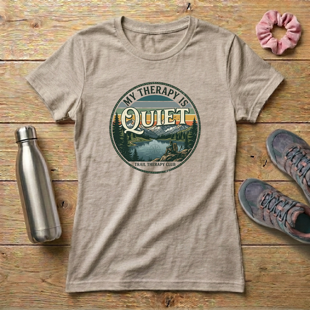 My Therapy Is Quiet Women's Relaxed T-Shirt