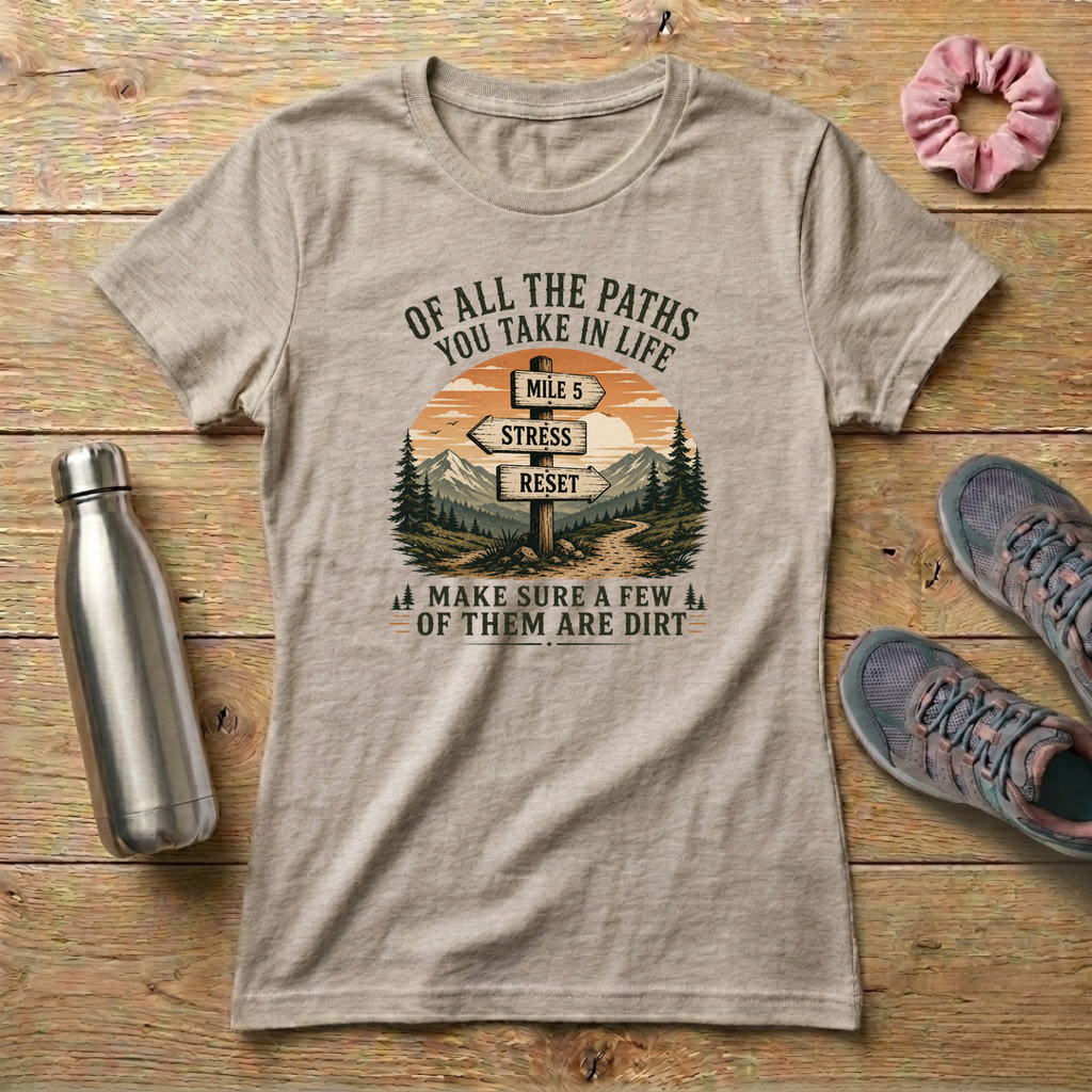 Of All The Paths Signpost Women's Relaxed T-Shirt