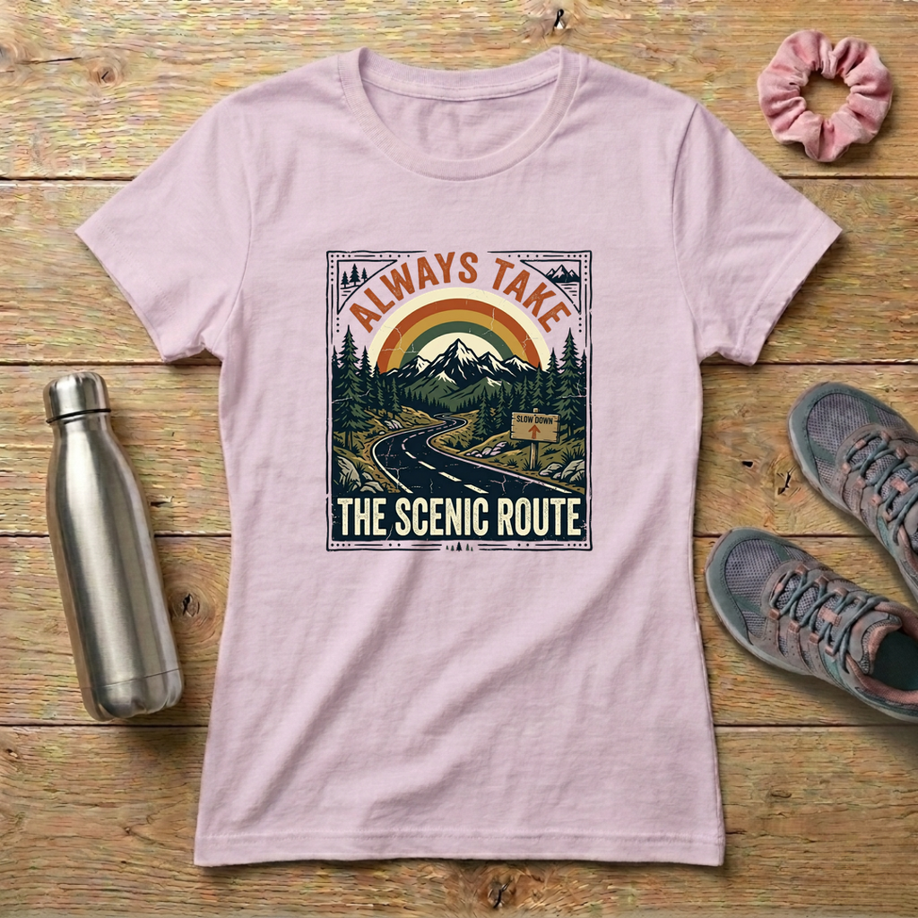 Always Take The Scenic Route Women's Relaxed T-Shirt