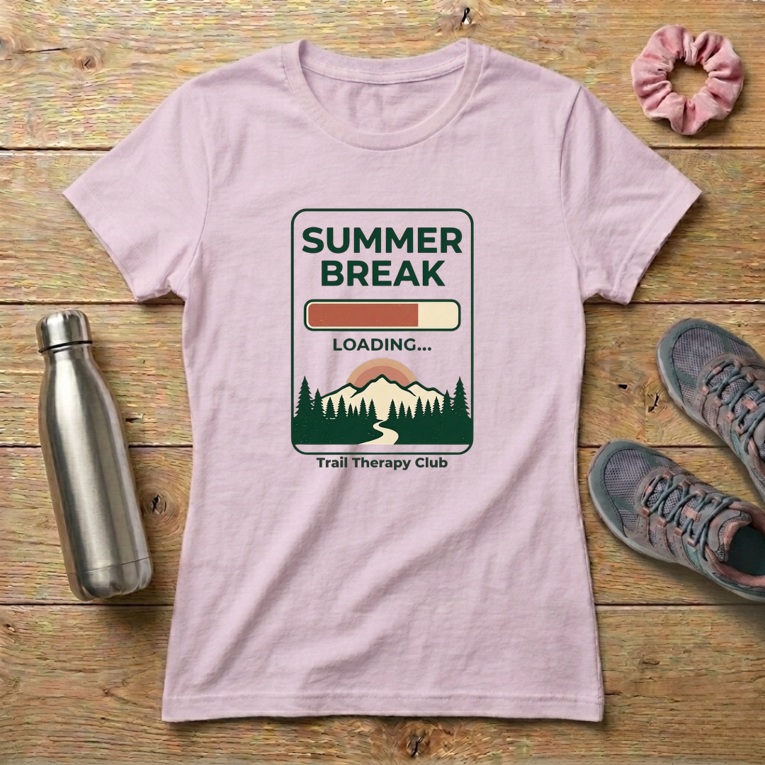 Summer Break Loading Women's Relaxed T-Shirt