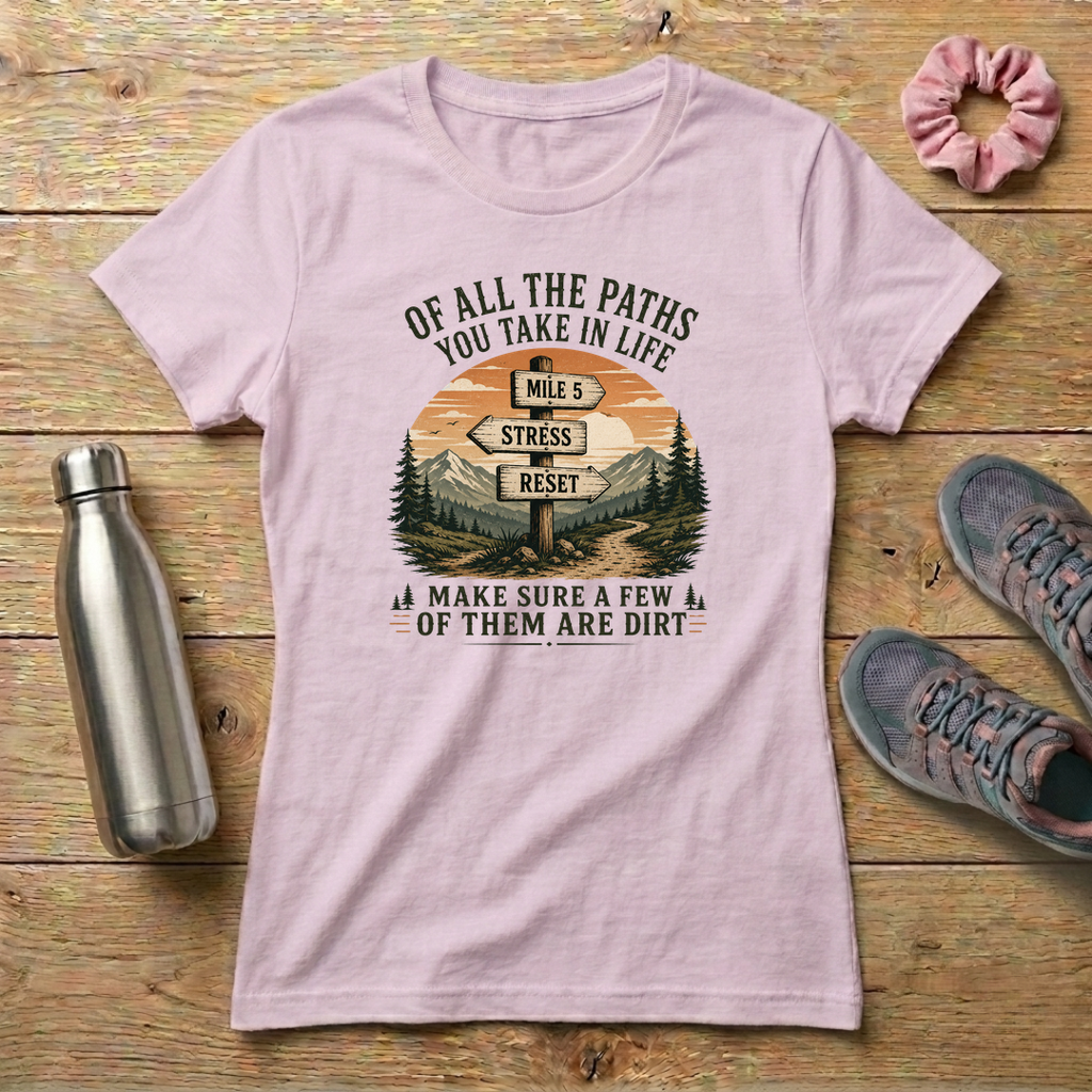 Of All The Paths Signpost Women's Relaxed T-Shirt
