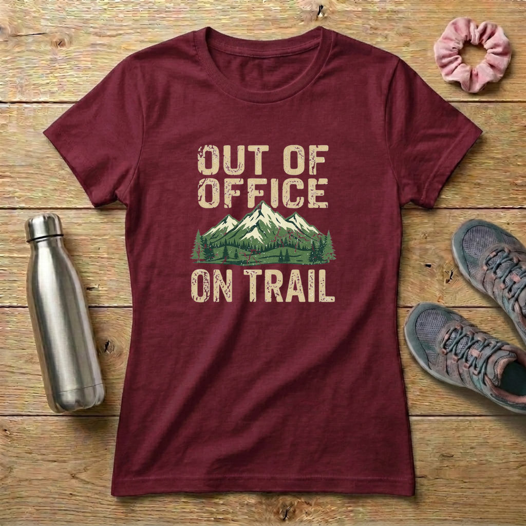 Out Of Office On Trail Women's Relaxed T-Shirt