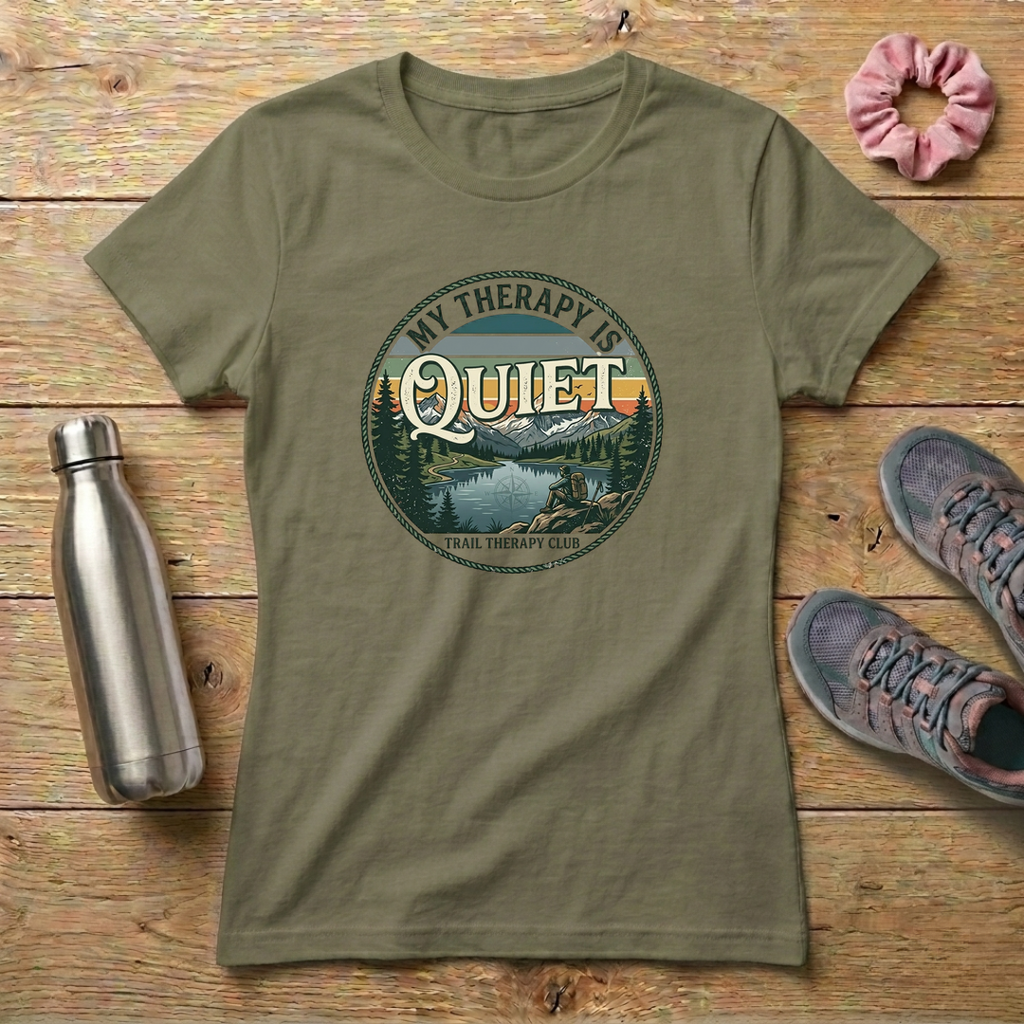My Therapy Is Quiet Women's Relaxed T-Shirt