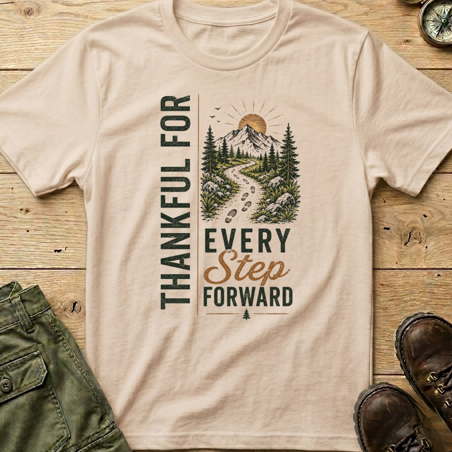 Thankful For Every Step Forward T-Shirt