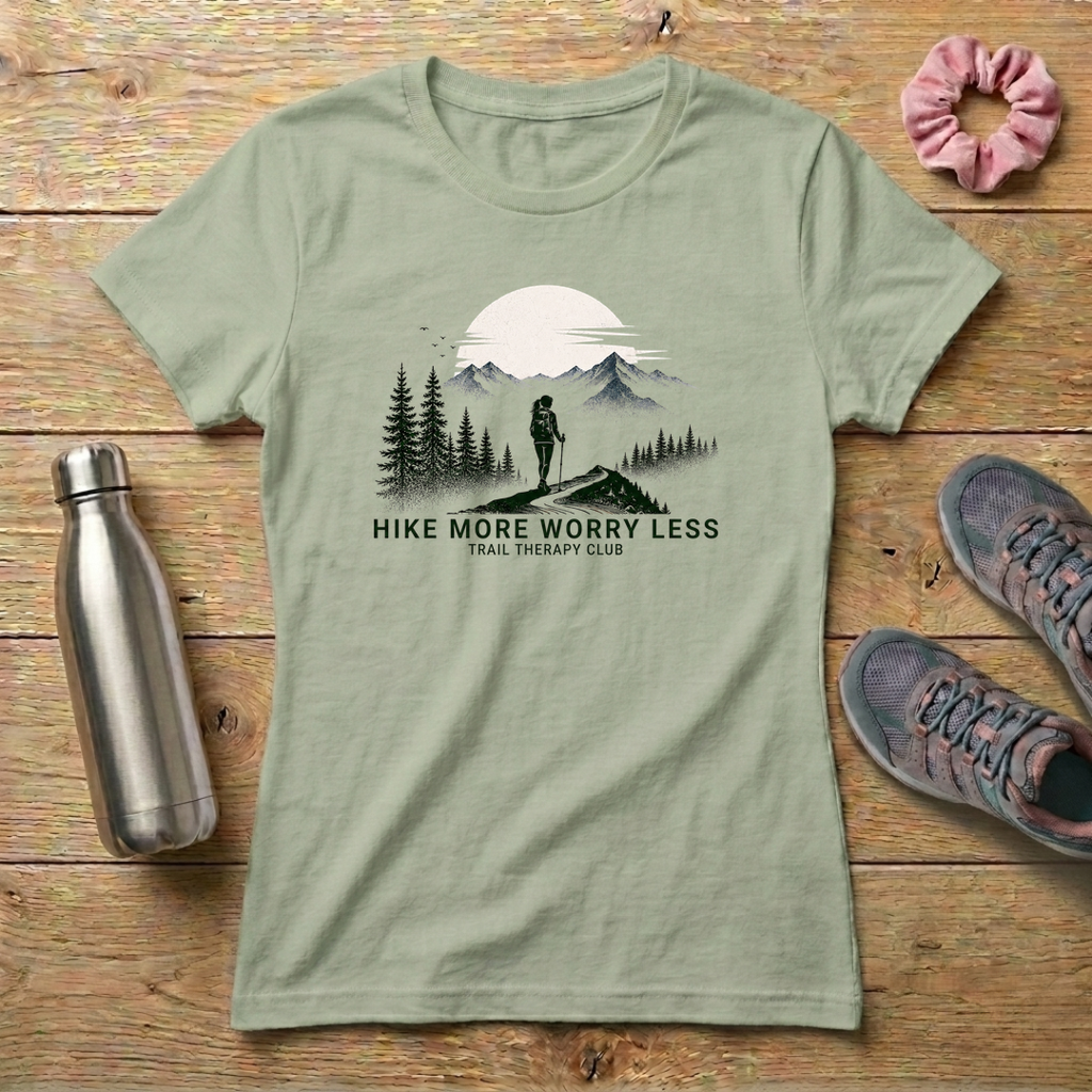 Hike More Worry Less Women's Relaxed T-Shirt