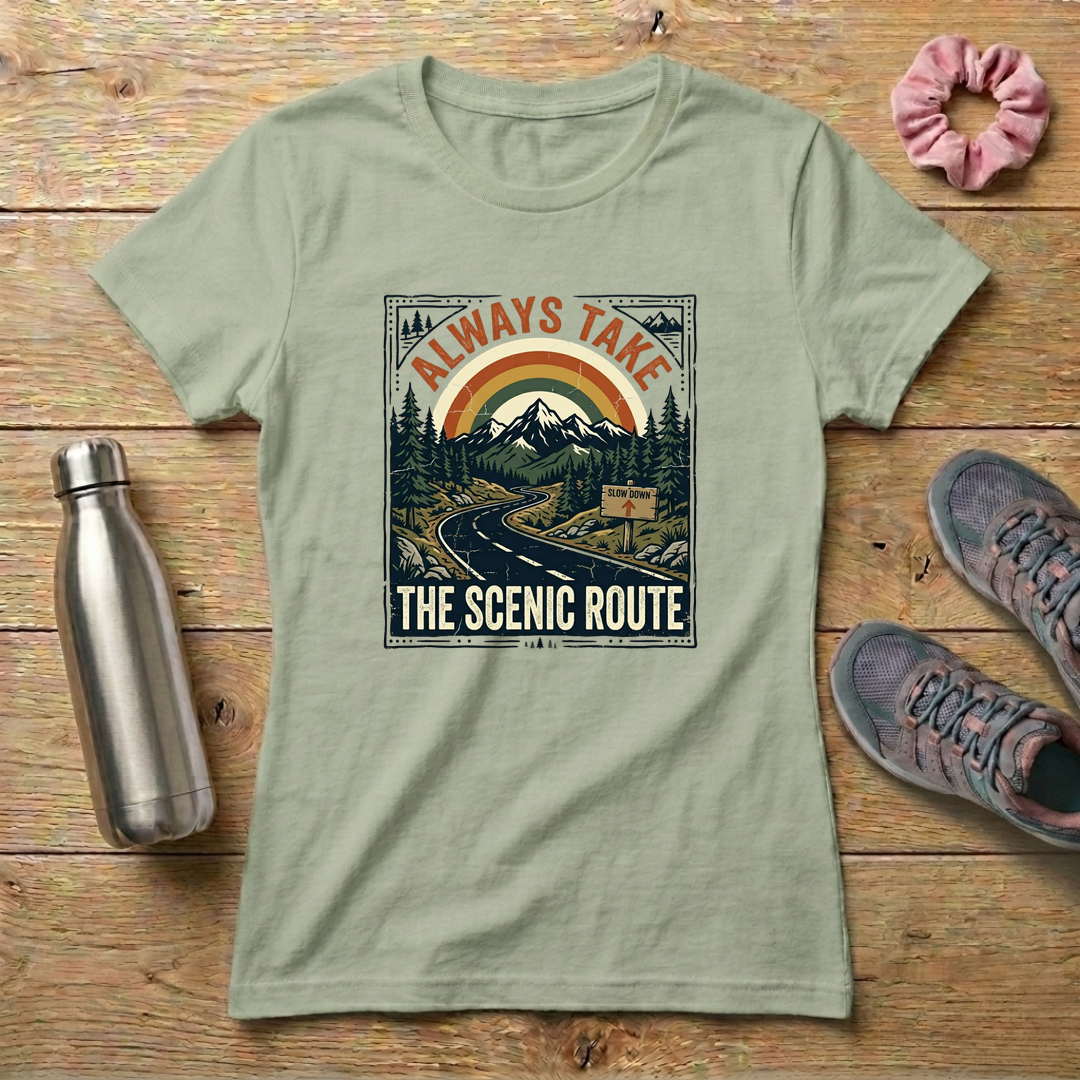 Always Take The Scenic Route Women's Relaxed T-Shirt