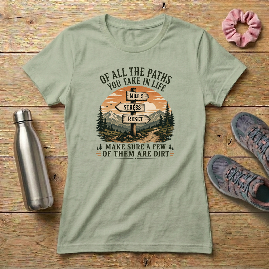 Of All The Paths Signpost Women's Relaxed T-Shirt