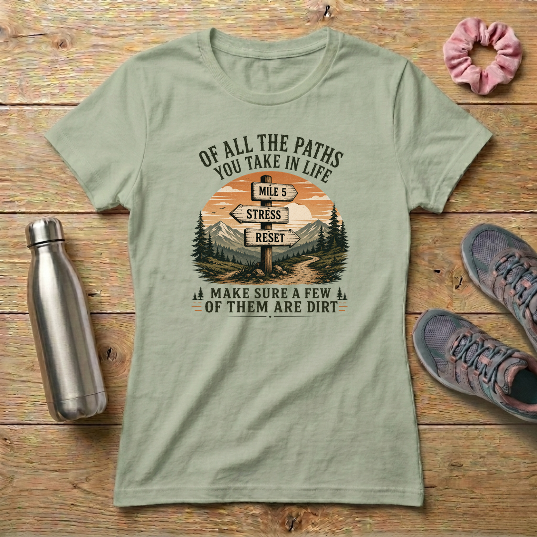 Of All The Paths Signpost Women's Relaxed T-Shirt