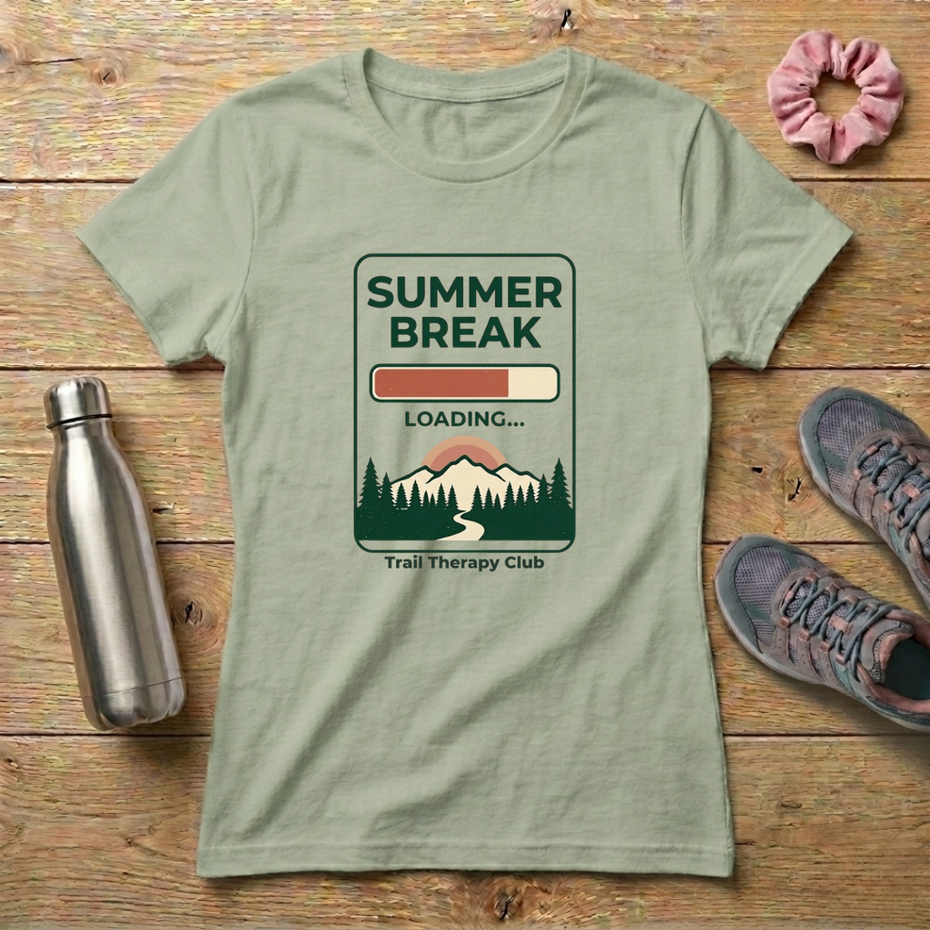 Summer Break Loading Women's Relaxed T-Shirt