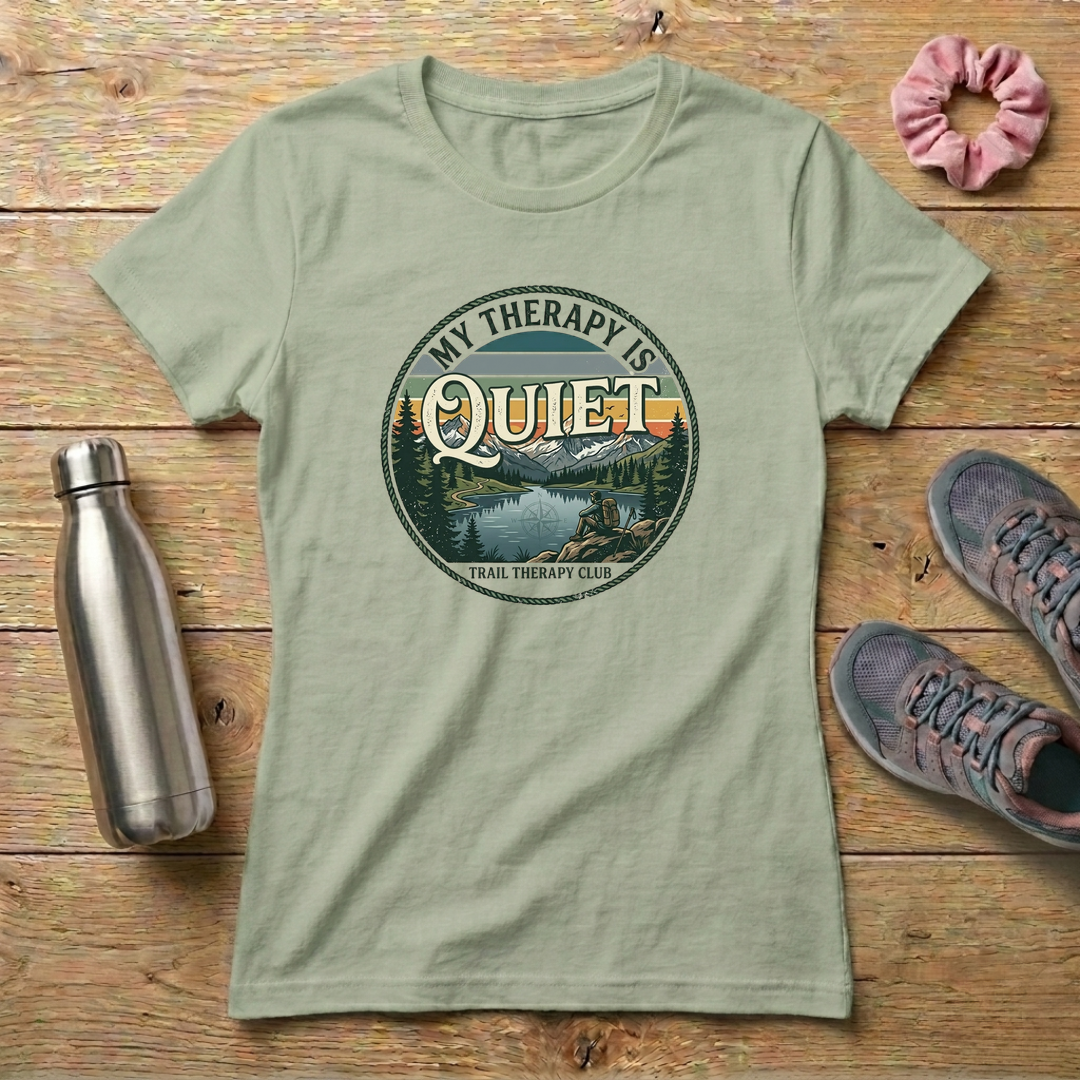 My Therapy Is Quiet Women's Relaxed T-Shirt