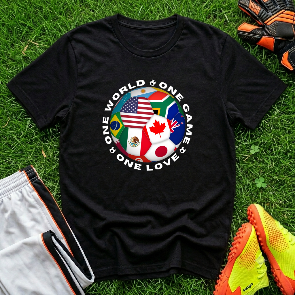 One World One Game One Love T-Shirt