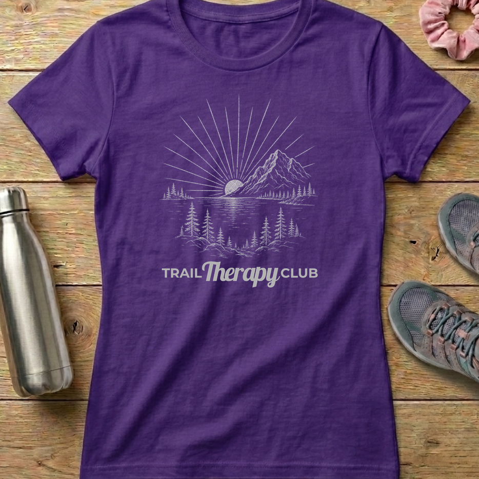 Trail Therapy Club Lake & Sun Women's T-shirt